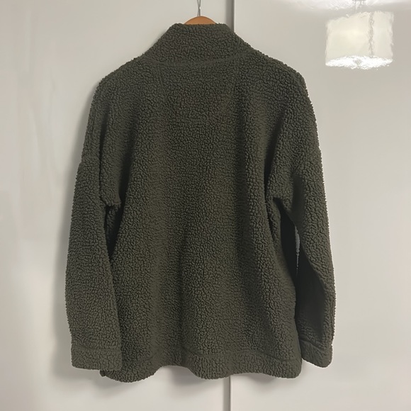 Aerie fleece quarter button up - Picture 5 of 8